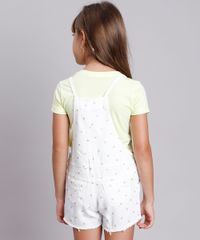 Jardineira-de-Sarja-Infantil-Estampada-de-Estrelas-com-Bolsos-e-Barra-Desfiada--Off-White-9794714-Off_White_2