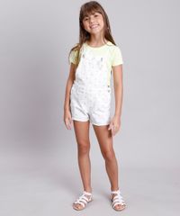 Jardineira-de-Sarja-Infantil-Estampada-de-Estrelas-com-Bolsos-e-Barra-Desfiada--Off-White-9794714-Off_White_3