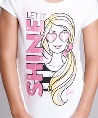 Blusa-Infantil-Barbie--Shine--com-Glitter-Manga-Curta--Off-White-9757213-Off_White_4