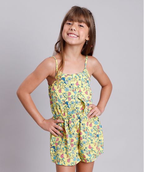 Macaquinho-Infantil-Estampado-Floral-Alca-Fina-Amarelo-9686332-Amarelo_1