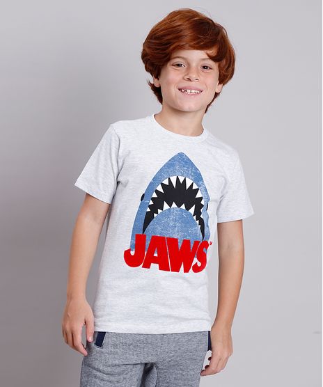 Camiseta-Infantil-Tubarao-Manga-Curta-Decote-Redondo-Cinza-Mescla-Claro-9818718-Cinza_Mescla_Claro_1