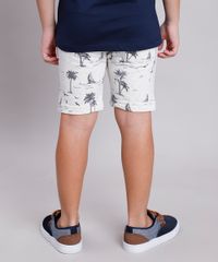 Bermuda-Infantil-Estampada-de-Coqueiros-em-Moletom-Bege-Claro-9860494-Bege_Claro_2