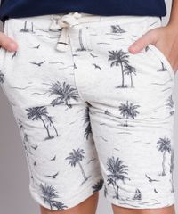 Bermuda-Infantil-Estampada-de-Coqueiros-em-Moletom-Bege-Claro-9860494-Bege_Claro_4