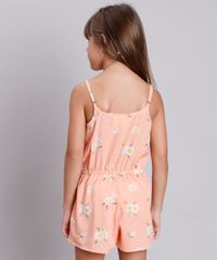 Macaquinho-Infantil-Estampado-Floral-com-Transpasse-Alca-Fina-Laranja-9805637-Laranja_2