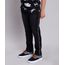 Calca-Jeans-Infantil-em-Moletom-com-Faixa-Lateral--Never-Give-Up--Preta-9846210-Preto_1
