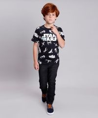 Calca-Jeans-Infantil-em-Moletom-com-Faixa-Lateral--Never-Give-Up--Preta-9846210-Preto_3