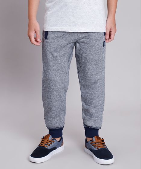 calça jogger listrada