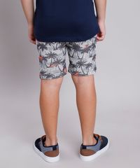 Bermuda-Infantil-Estampada-de-Coqueiros-com-Bolsos-Cinza-Mescla-Claro-9860493-Cinza_Mescla_Claro_2