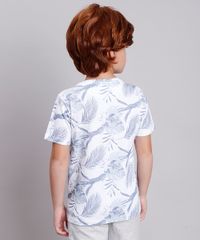Camiseta-Infantil-Estampada-de-Folhagem-com-Bolso-Manga-Curta-Decote-Redondo-Off-White-9758987-Off_White_2