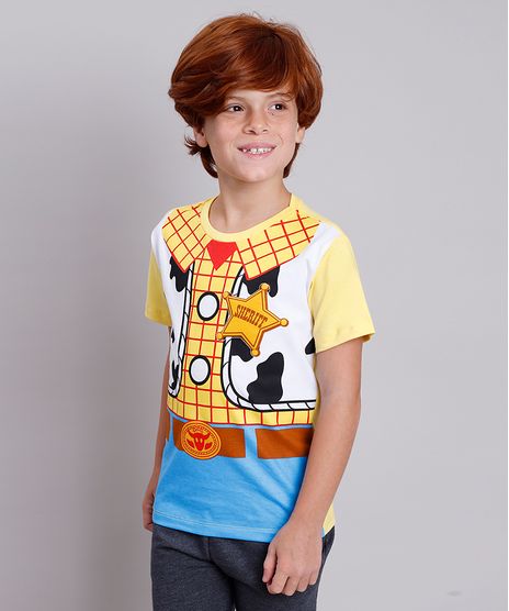 Camiseta-Infantil-Carnaval-Woody-Toy-Story-Manga-Curta-Amarela-9837786-Amarelo_1