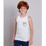 Regata-Infantil-com-Bolso-Estampado-de-Folhagens--Cinza-Mescla-Claro-9758984-Cinza_Mescla_Claro_1