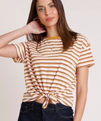 Blusa-Feminina-Listrada-com-no-Manga-Curta-Decote-Redondo--Off-White-9465639-Off_White_4