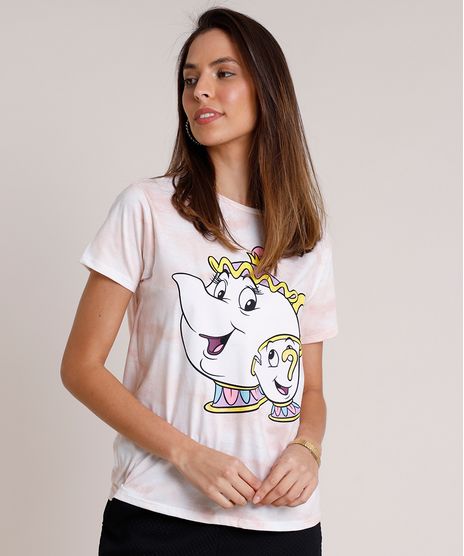 Blusa-Feminina-A-Bela-e-a-Fera-Manga-Curta-Decote-Redondo--Rose-9899026-Rose_1