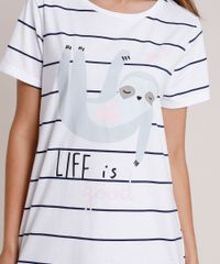 Camisola-Feminina-Coala-Listrada-Manga-Curta-Off-White-9858809-Off_White_3