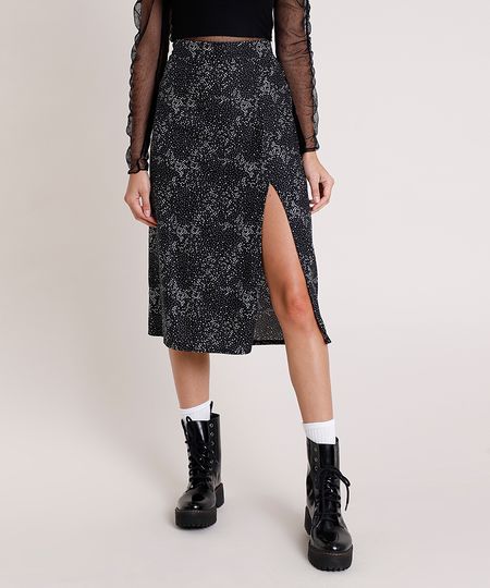 Saia-Feminina-Midi-Estampada-de-Respingo-com-Fenda-Preta-9856525-Preto_1 Saia-Feminina-Midi-Estampada-de-Respingo-com-Fenda-Preta-9856525-Preto_1