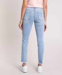Calca-Jeans-Feminina-Skinny-Cintura-Media-Destroyed-com-Cadarco-Neon-Azul-Medio-9884327-Azul_Medio_2