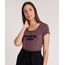 Blusa-Feminina--Everything-was-a-dream--Manga-Curta-Decote-Redondo--Vinho-9892096-Vinho_1
