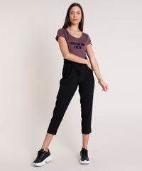 Blusa-Feminina--Everything-was-a-dream--Manga-Curta-Decote-Redondo--Vinho-9892096-Vinho_3