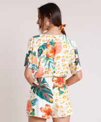 Macaquinho-Feminino-Estampado-Floral-Transpassado-Manga-Curta--Off-White-9894648-Off_White_2