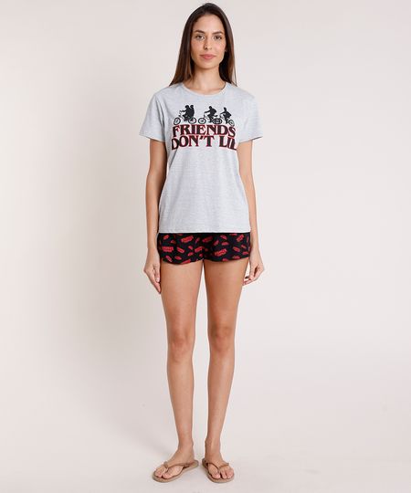 Pijama-Feminino-Stranger-Things-Manga-Curta-Cinza-9638678-Cinza_1 Pijama-Feminino-Stranger-Things-Manga-Curta-Cinza-9638678-Cinza_1