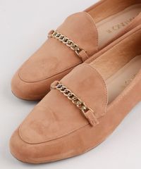 Mocassim-Via-Uno-Bico-Redondo-em-Suede-com-Corrente-Caramelo-9907931-Caramelo_5