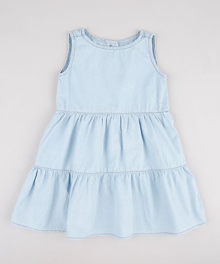 Vestido-Jeans-Infantil-com-Babado-Sem-Manga-Azul-Claro-9892648-Azul_Claro_1