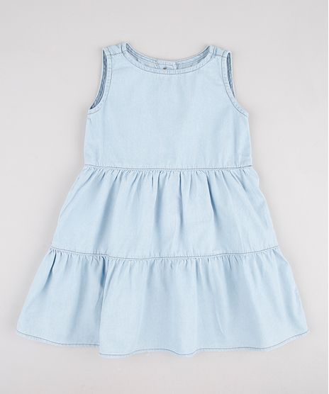 Vestido-Jeans-Infantil-com-Babado-Sem-Manga-Azul-Claro-9892648-Azul_Claro_1