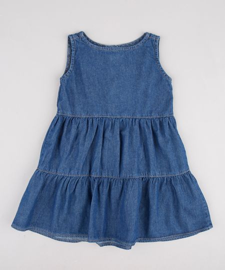 Vestido-Jeans-Infantil-com-Babado-Sem-Manga-Azul-Escuro-9892645-Azul_Escuro_1