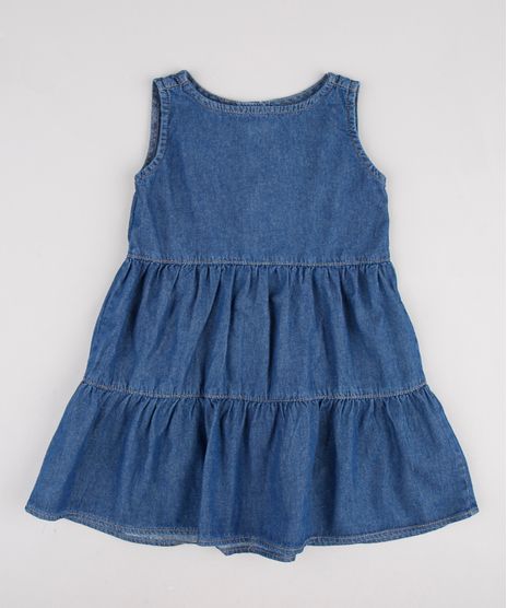 Vestido-Jeans-Infantil-com-Babado-Sem-Manga-Azul-Escuro-9892645-Azul_Escuro_1