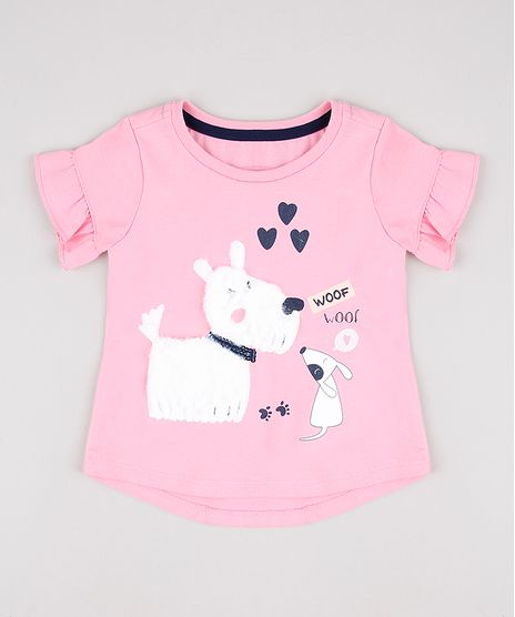 Blusa-Infantil-Cachorrinho-com-Pelucia-e-Paete-Manga-Curta-Rosa-9827886-Rosa_1