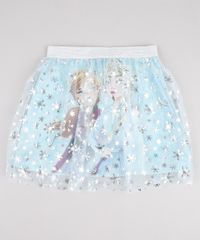 Saia-Infantil-Frozen-Carnaval-em-Tule-Estampado-Flocos-de-Neve-Azul-Claro-9877416-Azul_Claro_1
