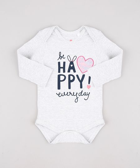 Body-Infantil--Be-Happy-Everyday---Manga-Longa-Cinza-Mescla-Claro-9891691-Cinza_Mescla_Claro_1