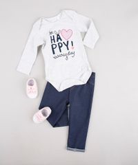 Body-Infantil--Be-Happy-Everyday---Manga-Longa-Cinza-Mescla-Claro-9891691-Cinza_Mescla_Claro_3