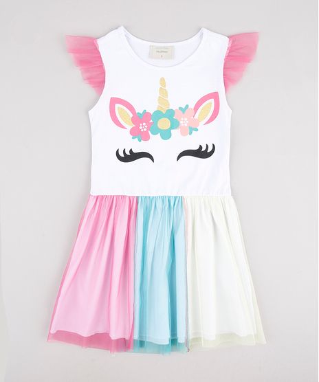 Vestido-Infantil-Unicornio-com-Tule-Sem-Manga-Branco-9877414-Branco_1