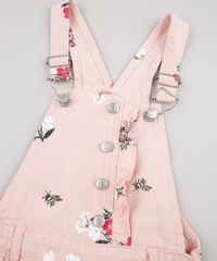 Jardineira-de-Sarja-Infantil-Estampada-Floral--Rose-9892634-Rose_4