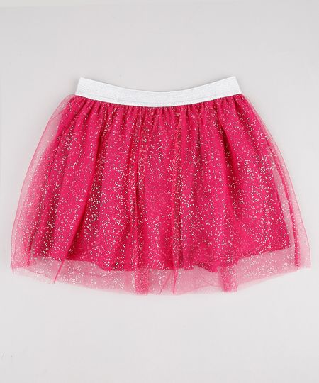 Saia-Infantil-Carnaval-em-Tule-com-Brilho-e-Lurex-Rosa-Escuro-9877417-Rosa_Escuro_1