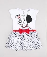 Vestido-Infantil-Carnaval-101-Dalmatas-com-Tule-Estampado-de-Poa-Manga-Curta--Branco-9877336-Branco_1