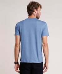 Camiseta-Masculina-Comfort-Folhagem-Manga-Curta-Gola-Careca-Azul-9832842-Azul_2