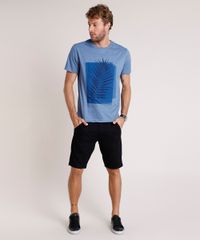 Camiseta-Masculina-Comfort-Folhagem-Manga-Curta-Gola-Careca-Azul-9832842-Azul_3