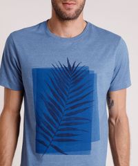 Camiseta-Masculina-Comfort-Folhagem-Manga-Curta-Gola-Careca-Azul-9832842-Azul_4