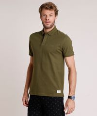 Polo-Masculina-Basica-Comfort-Fit-em-Piquet-Manga-Curta-Verde-Militar-9873705-Verde_Militar_1