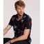 Camisa-Masculina-Relaxed-Estampada-de-Folhagem-Manga-Curta-Preto-9657162-Preto_1