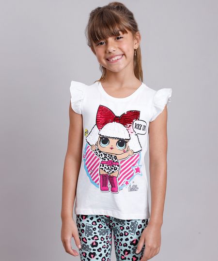 Blusa-Infantil-LOL-Surprise-com-Paete-Dupla-Face-Manga-Curta--Branca-9805844-Branco_1