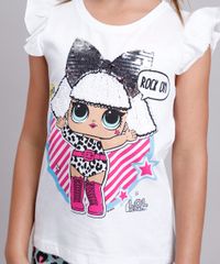 Blusa-Infantil-LOL-Surprise-com-Paete-Dupla-Face-Manga-Curta--Branca-9805844-Branco_5