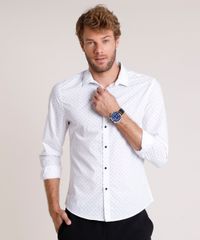 Camisa-Masculina-Slim-Fit-Mini-Estampa-Floral-Manga-Longa-Branca-9657149-Branco_2