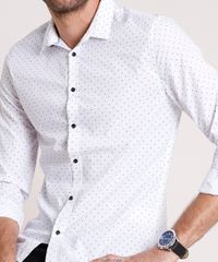 Camisa-Masculina-Slim-Fit-Mini-Estampa-Floral-Manga-Longa-Branca-9657149-Branco_5