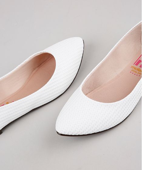 sapatilha molecas branca