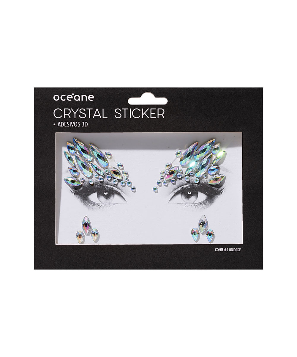 CRYSTAL STICKER - ADESIVO 3D CS1 ÚNICO