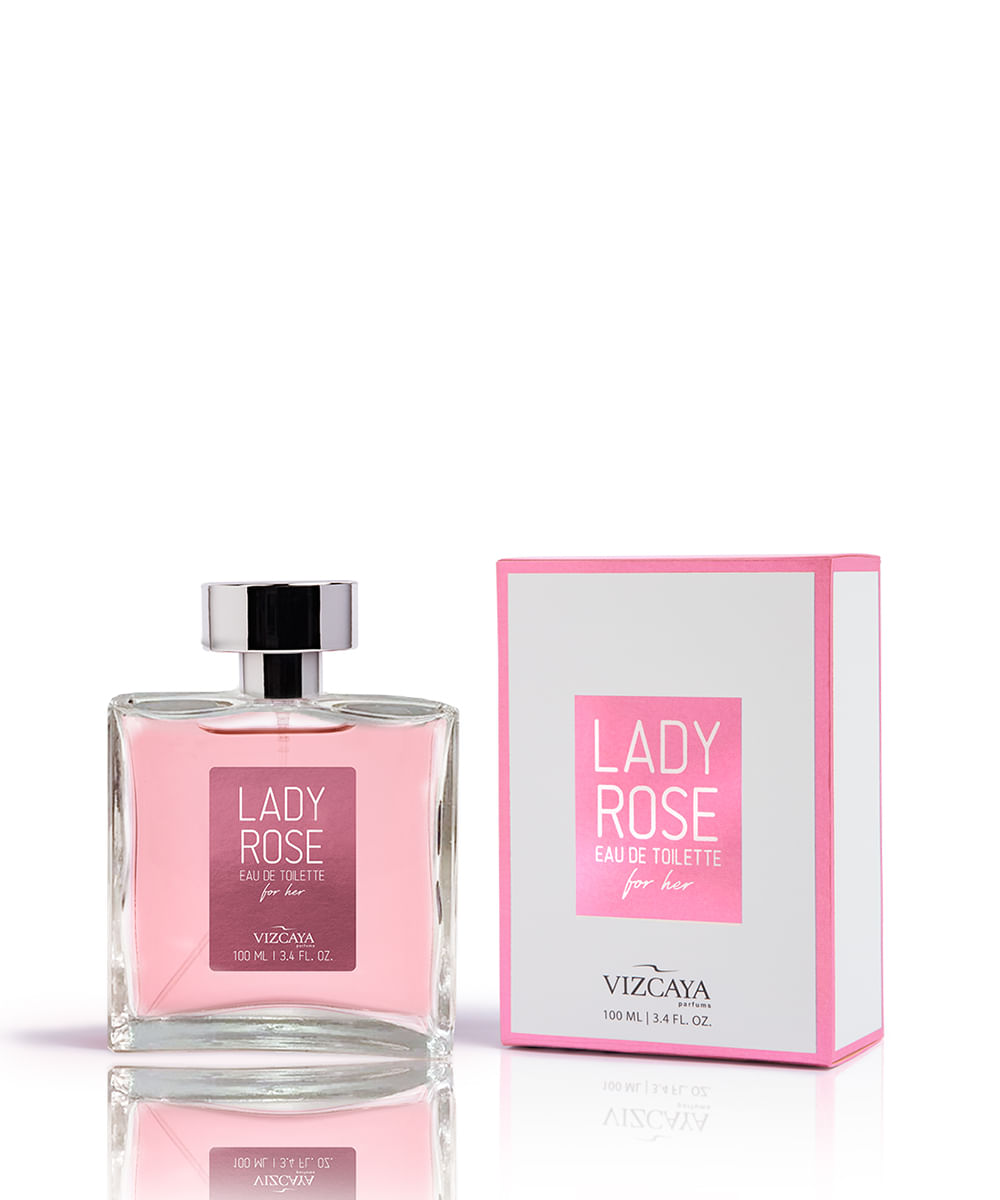 Lady Rose Vizcaya - Perfume Feminino Eau de Toilette - 100ml Único
