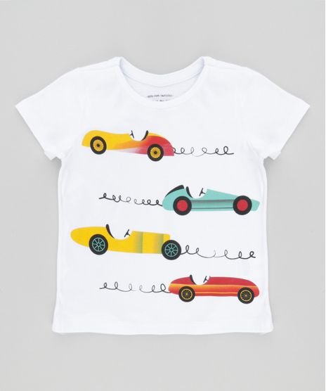 Camiseta-com-Estampa-de-Carros-Branca-8612561-Branco_1